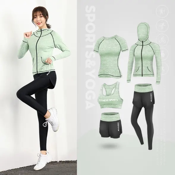 High Quality Plus Size Athletic Fitness Suit Sport amp Active Set Pants Seamless Apparel 2021 Clothes Short Women Yoga Wear
